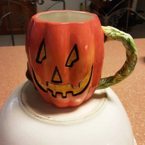 Susan Winget Certified International Halloween Jack-o-lantern Mug